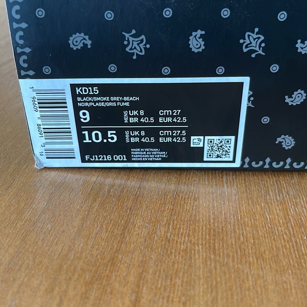 NIKE KD15: 50 YEARS OF HIP-HOP — BRAND NEW - Picture 9 of 9